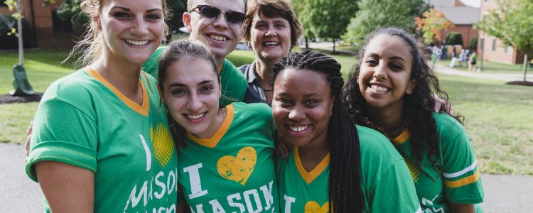 George Mason University President Anne Holton greets people during Freshmen Move-In 2019 Photo by Lathan Goumas/Office of Communications and Marketing 

Photo Taken:Wednesday, August 21, 2019