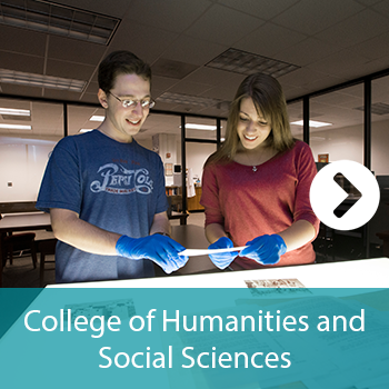The College of Humanities and Social Sciences—the largest college on campus—houses programs spanning disciplines from philosophy to economics.