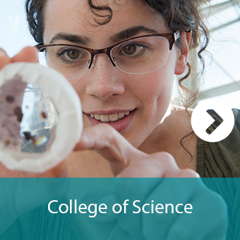 The College of Science at George Mason University blends traditional science education with sought-after programs in molecular medicine, climate dynamics, forensic science, environmental studies, and more!